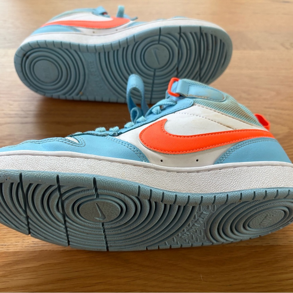 Nike Kids Sneakers - Light Blue and Orange - Picture 5 of 6
